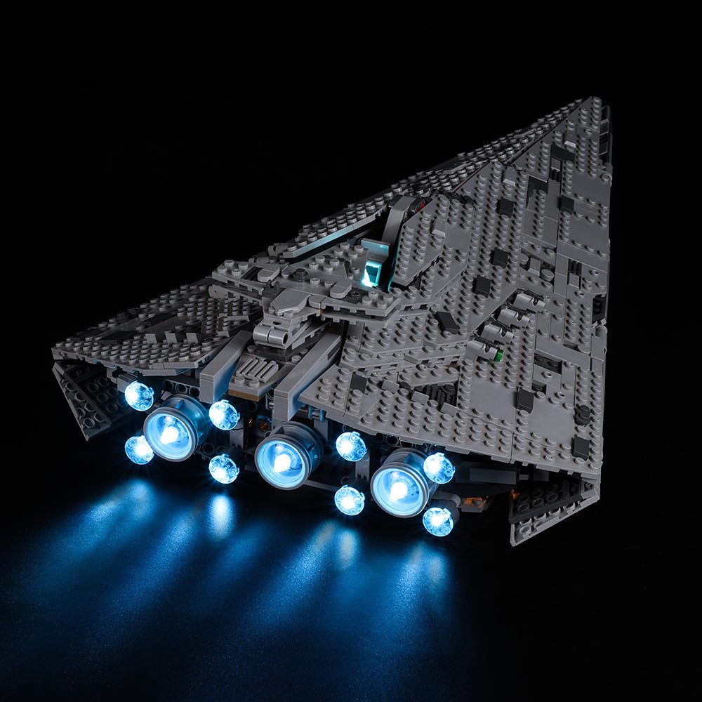 First Order Star Destroyer 75190 LED Light Kit – Building Block Lighting | Power Brickz™