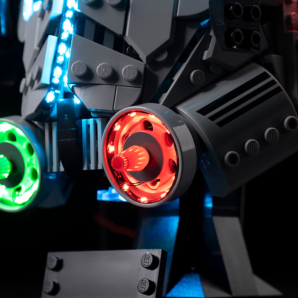 AT-AT Driver Helmet 75429 LED Light Kit – Building Block Lighting | Power Brickz™
