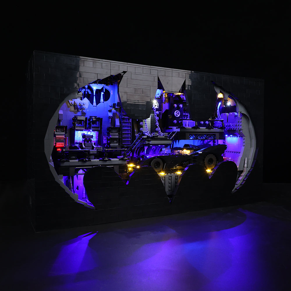 Batcave Shadow Box 76252 LED Light Kit – Building Block Lighting | Power Brickz™