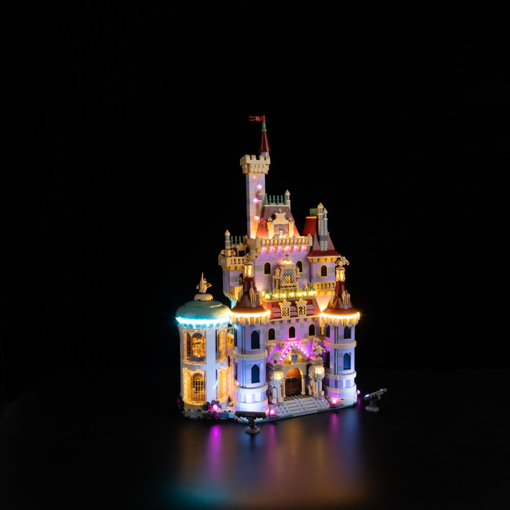 Beauty And The Beast Castle 43263 LED Light Kit – Building Block Lighting | Power Brickz™