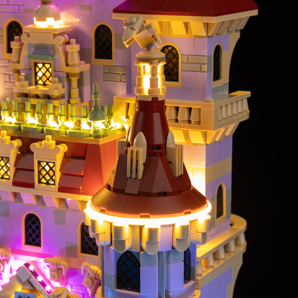 Beauty And The Beast Castle 43263 LED Light Kit – Building Block Lighting | Power Brickz™