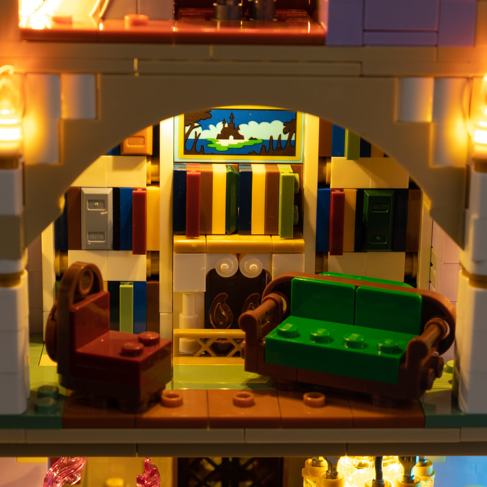 Beauty And The Beast Castle 43263 LED Light Kit – Building Block Lighting | Power Brickz™