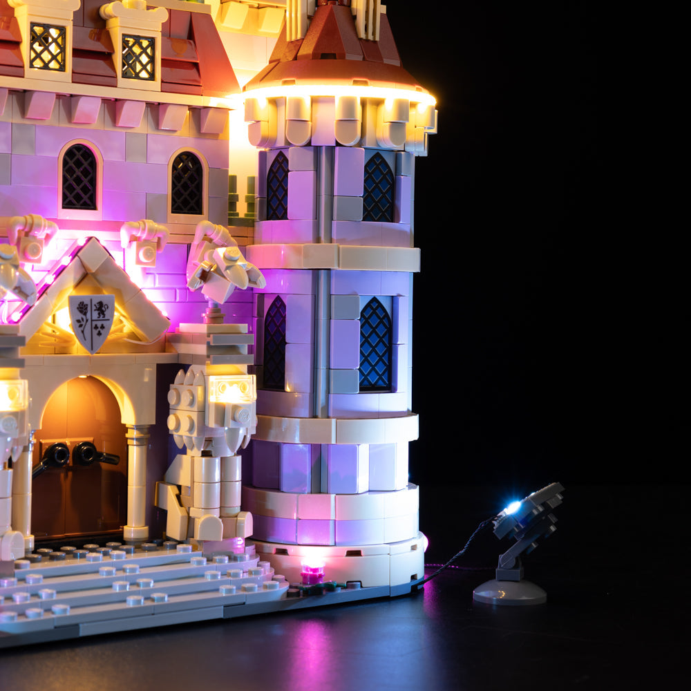 Beauty And The Beast Castle 43263 LED Light Kit – Building Block Lighting | Power Brickz™
