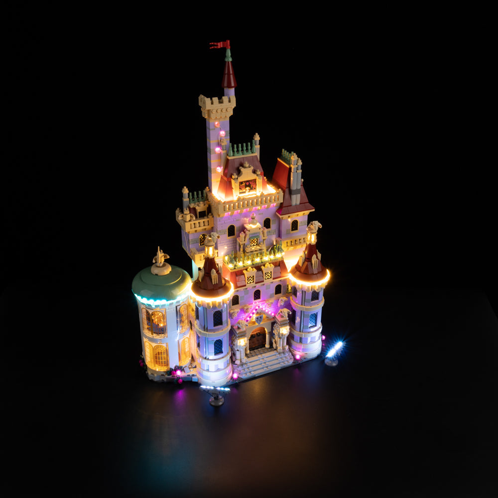 Beauty And The Beast Castle 43263 LED Light Kit – Building Block Lighting | Power Brickz™