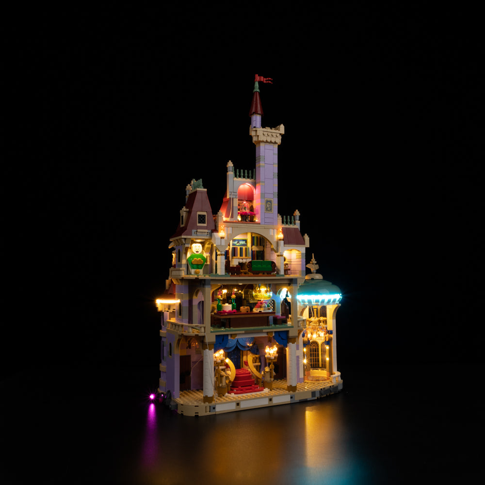 Beauty And The Beast Castle 43263 LED Light Kit – Building Block Lighting | Power Brickz™