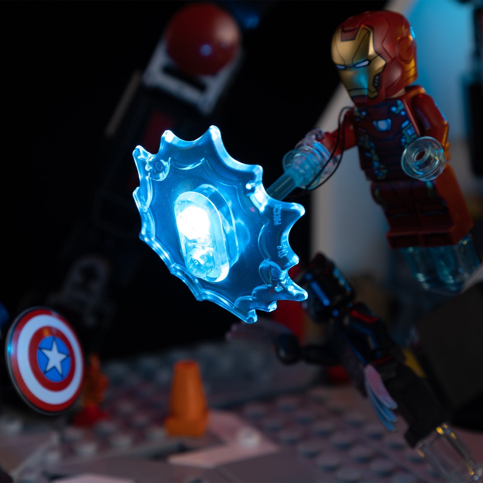 Captain America: Civil War Action Battle 76314 LED Light Kit – Building Block Lighting | Power Brickz™