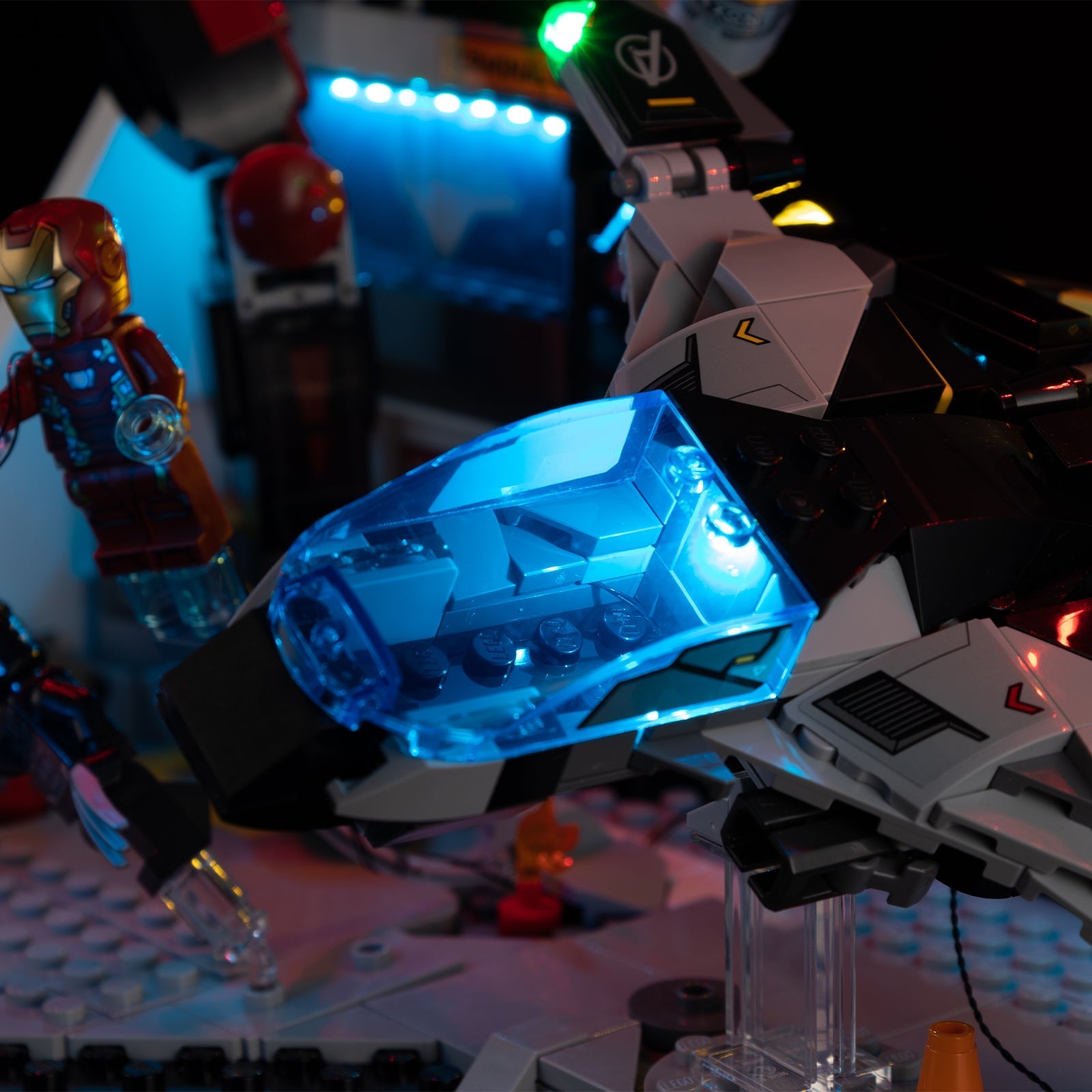 Captain America: Civil War Action Battle 76314 LED Light Kit – Building Block Lighting | Power Brickz™