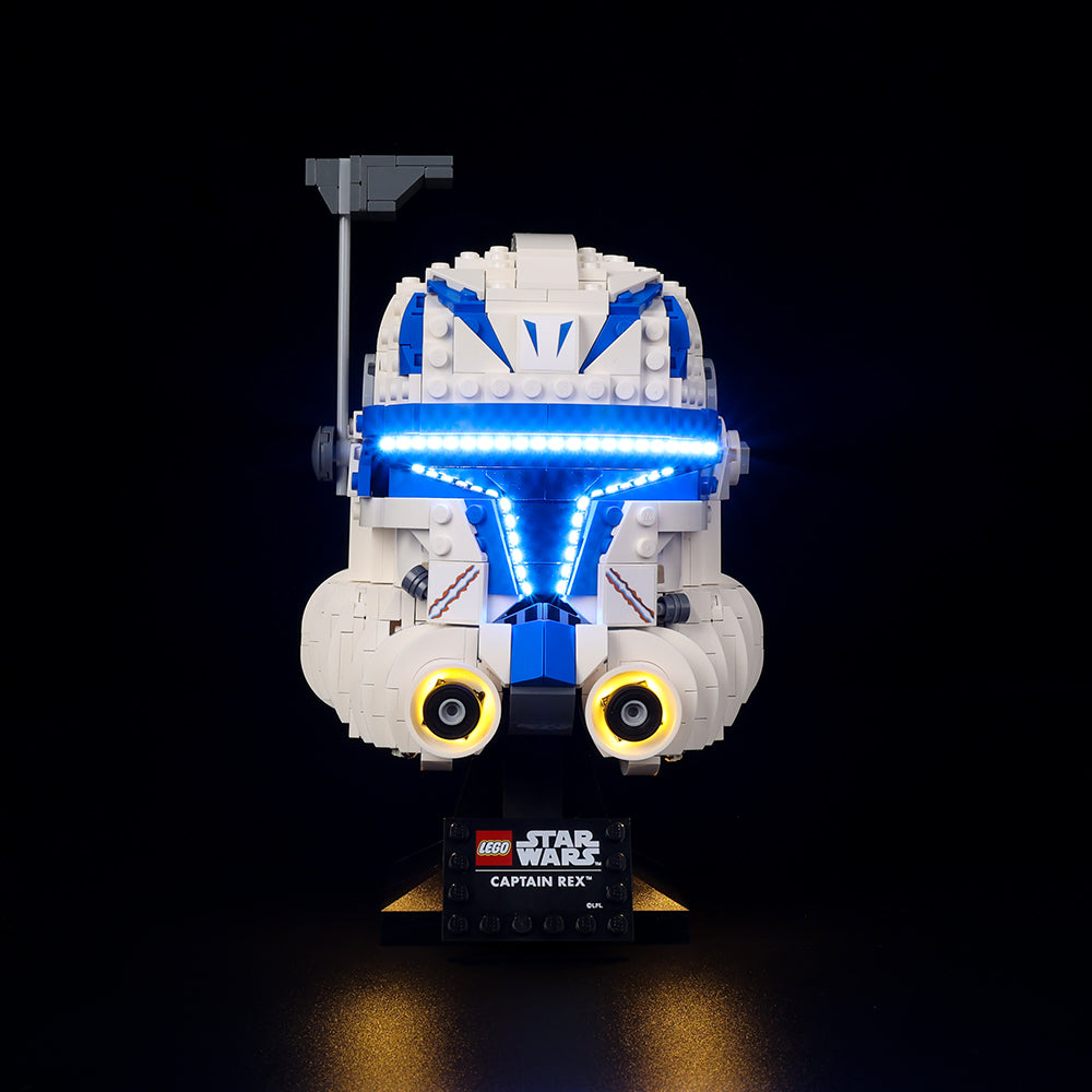 Captain Rex Helmet 75349 LED Light Kit – Building Block Lighting | Power Brickz™