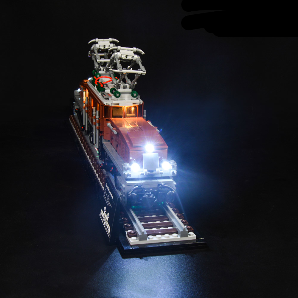 Crocodile Locomotive 10277 LED Light Kit – Building Block Lighting | Power Brickz™