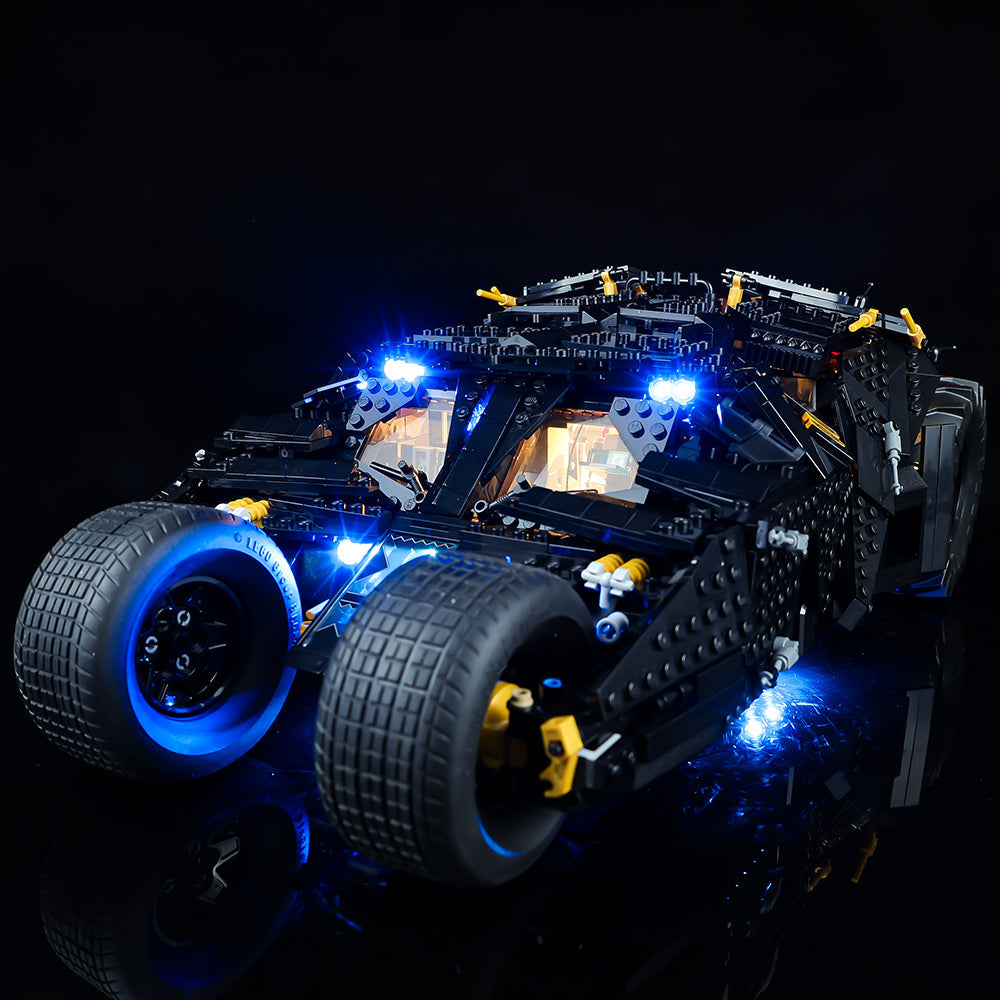 DC Batman Batmobile Tumbler 76240 LED Light Kit – Building Block Lighting | Power Brickz™