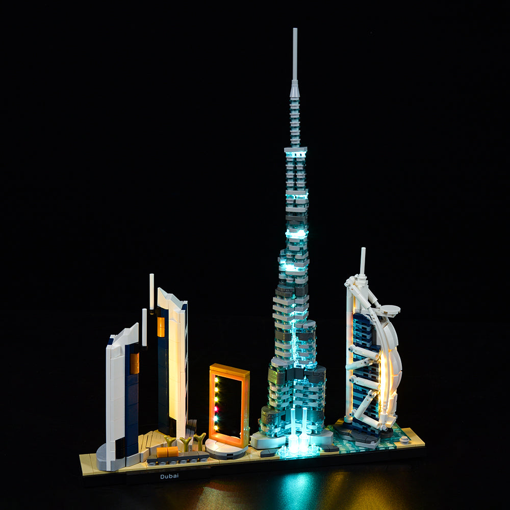 Dubai 21052 LED Light Kit – Building Block Lighting | Power Brickz™