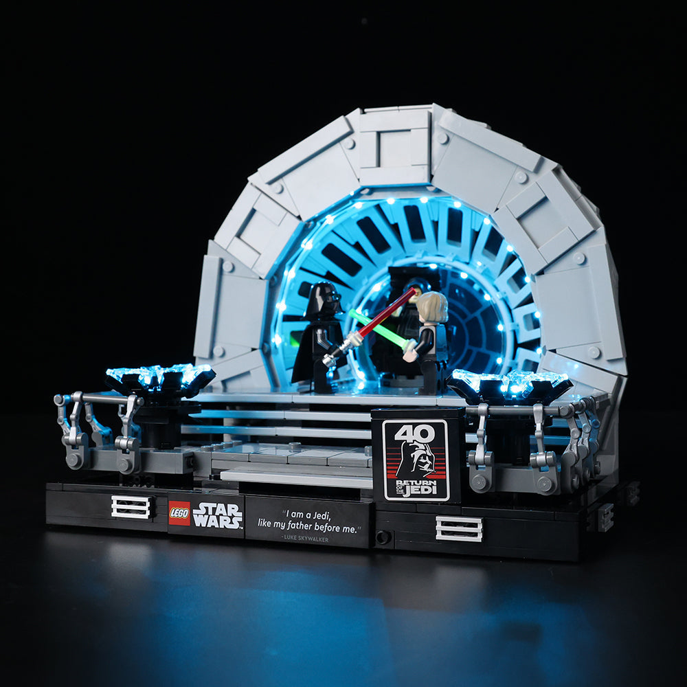Emperor's Throne Room Diorama 75352 LED Light Kit – Building Block Lighting | Power Brickz™