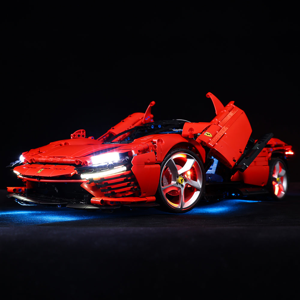 Ferrari Daytona SP3 42143 LED Light Kit – Building Block Lighting | Power Brickz™