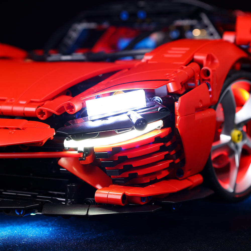 Ferrari Daytona SP3 42143 LED Light Kit – Building Block Lighting | Power Brickz™