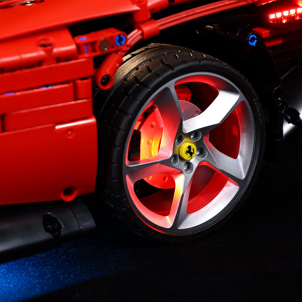 Ferrari Daytona SP3 42143 LED Light Kit – Building Block Lighting | Power Brickz™