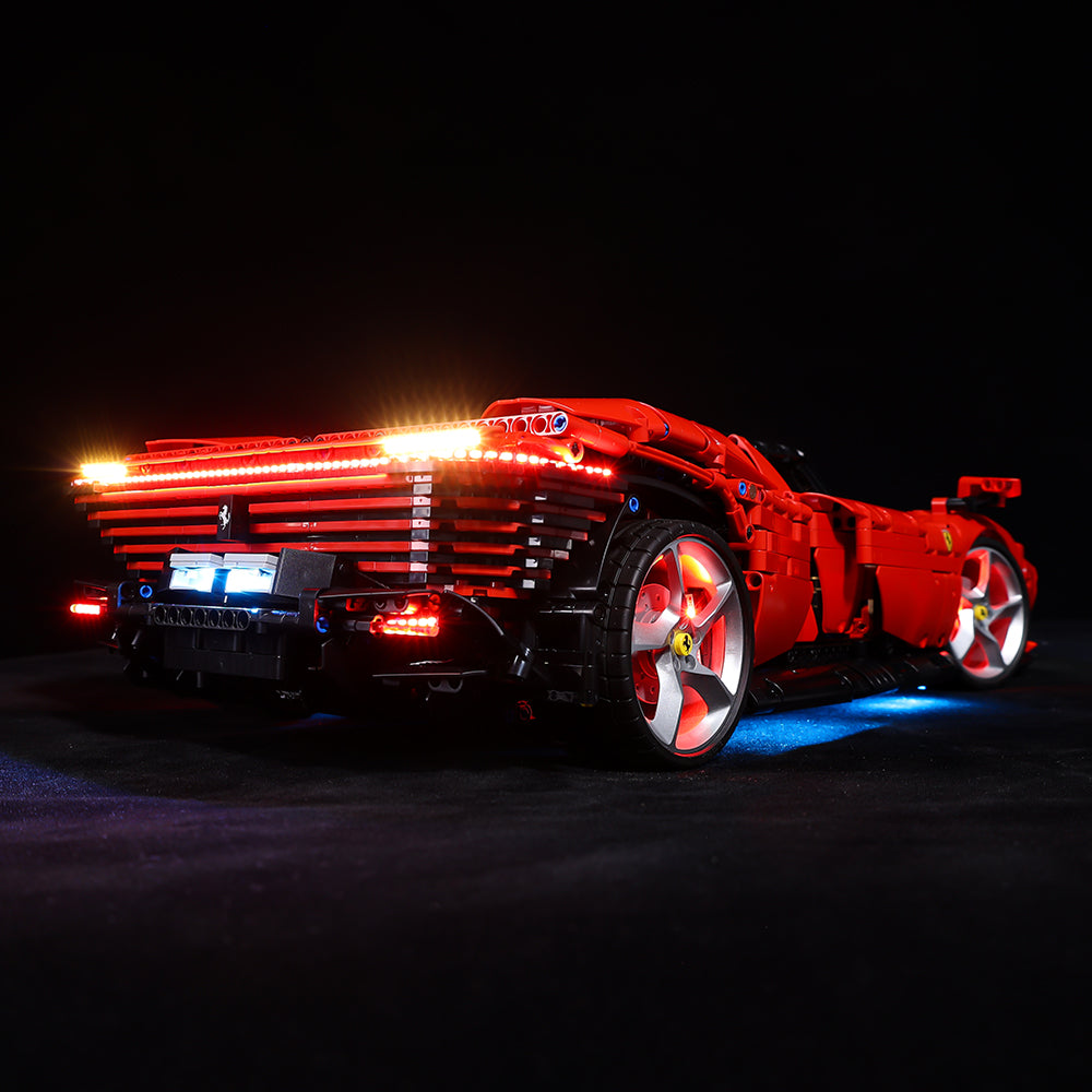 Ferrari Daytona SP3 42143 LED Light Kit – Building Block Lighting | Power Brickz™