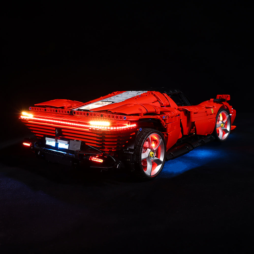 Ferrari Daytona SP3 42143 LED Light Kit – Building Block Lighting | Power Brickz™