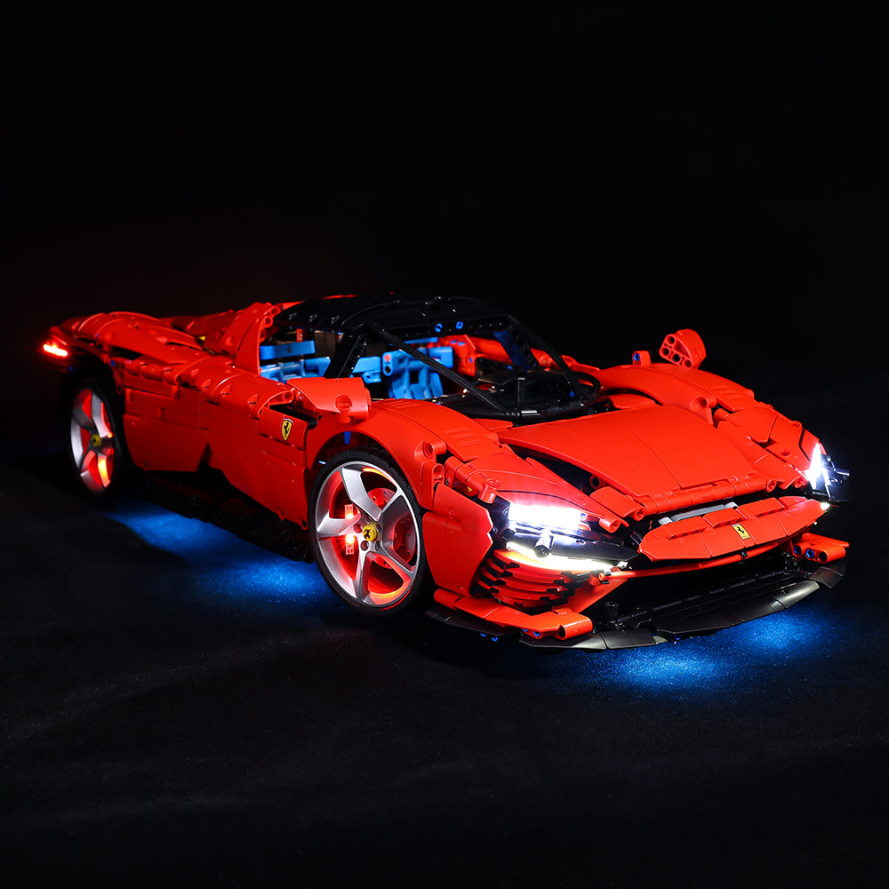 Ferrari Daytona SP3 42143 LED Light Kit – Building Block Lighting | Power Brickz™