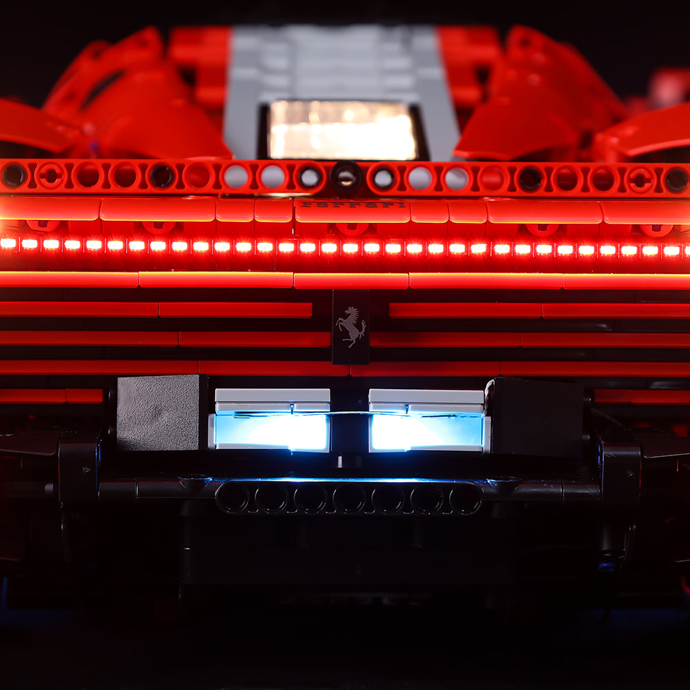 Ferrari Daytona SP3 42143 LED Light Kit – Building Block Lighting | Power Brickz™
