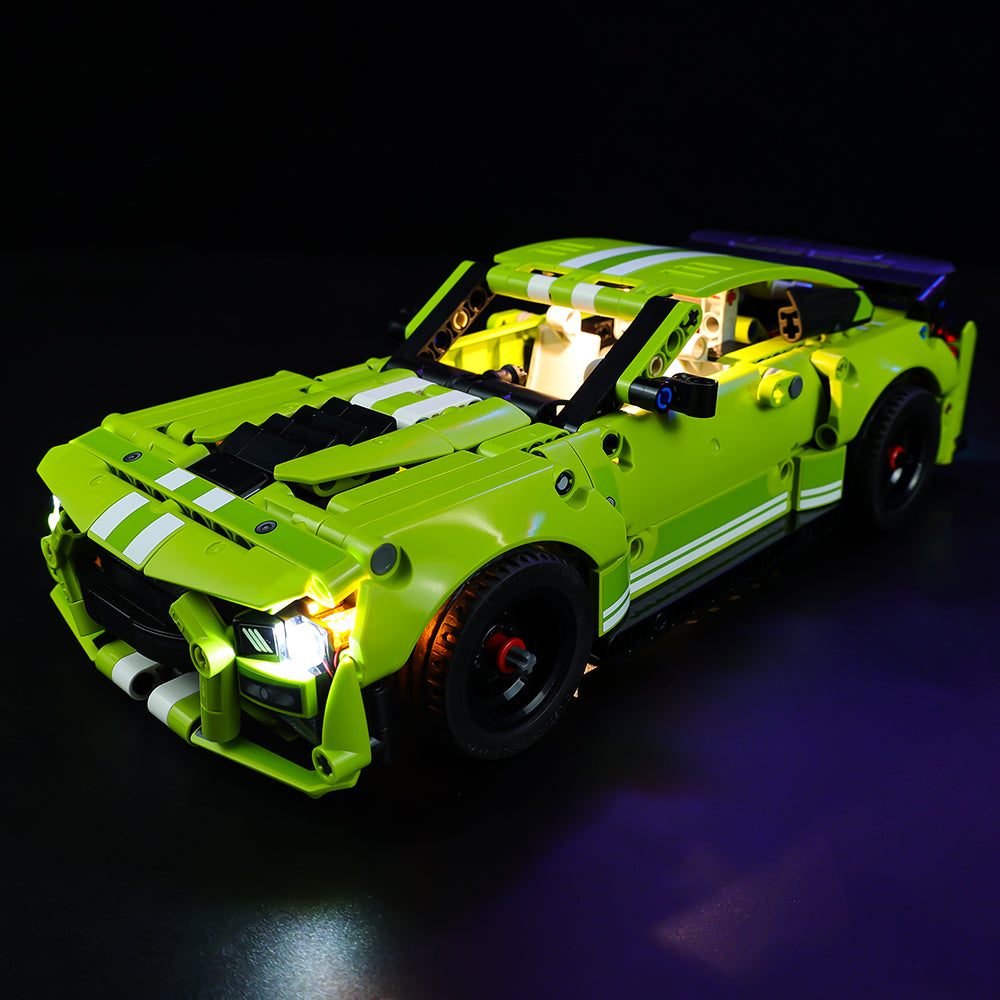 Ford Mustang Shelby GT500 42138 LED Light Kit – Building Block Lighting | Power Brickz™