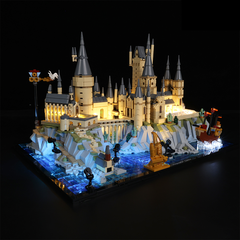 Hogwarts Castle And Grounds 76419 LED Light Kit – Building Block Lighting | Power Brickz™