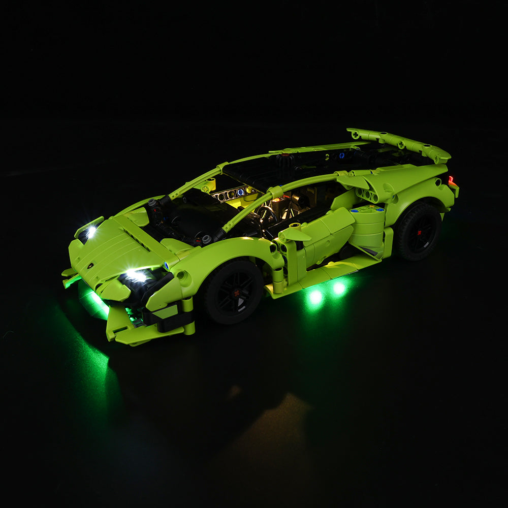 Lamborghini Huracàn Tecnica 42161 LED Light Kit – Building Block Lighting | Power Brickz™
