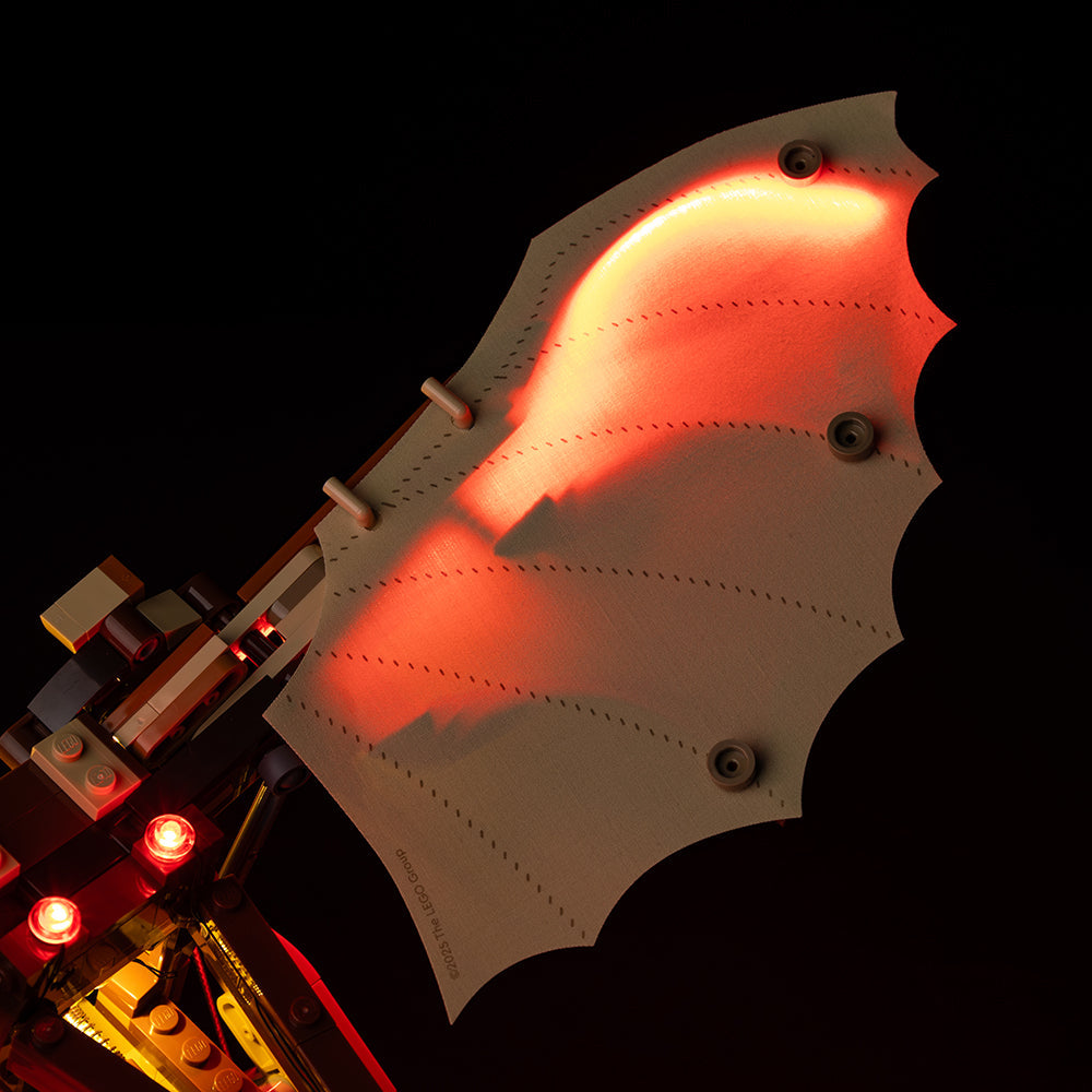 Leonardo Da Vinci's Flying Machine 10363 LED Light Kit – Building Block Lighting | Power Brickz™