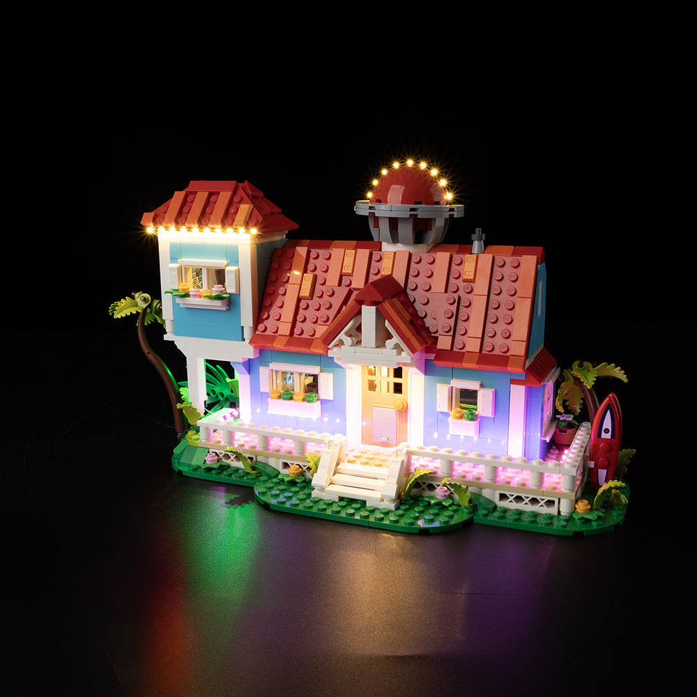 Lilo And Stitch Beach House 43268 LED Light Kit – Building Block Lighting | Power Brickz™