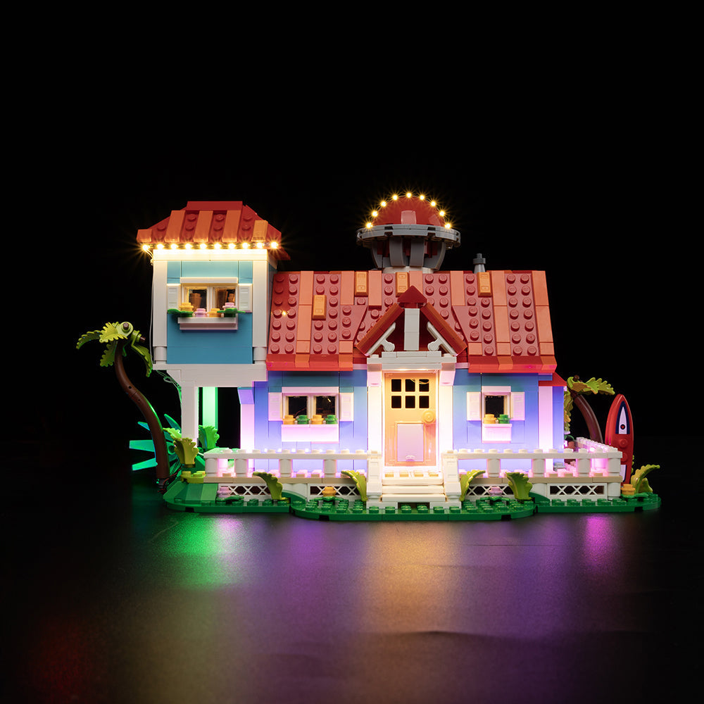 Lilo And Stitch Beach House 43268 LED Light Kit – Building Block Lighting | Power Brickz™