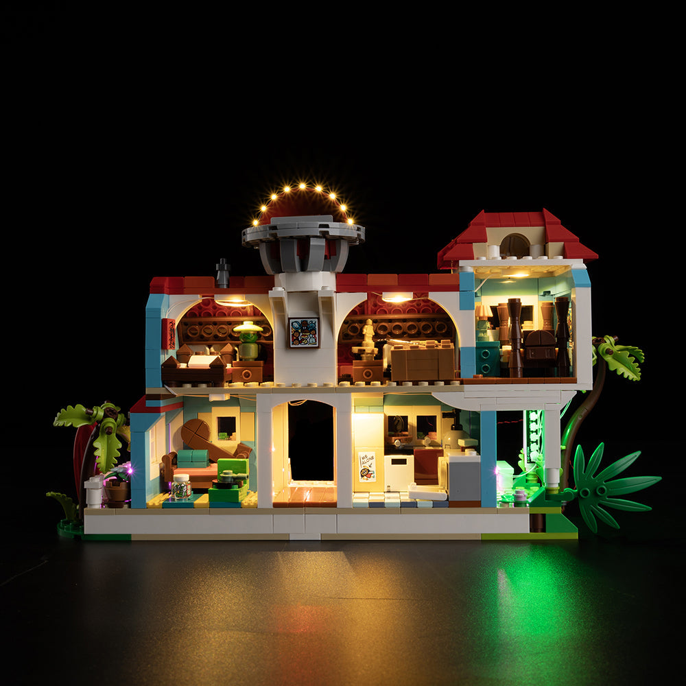 Lilo And Stitch Beach House 43268 LED Light Kit – Building Block Lighting | Power Brickz™
