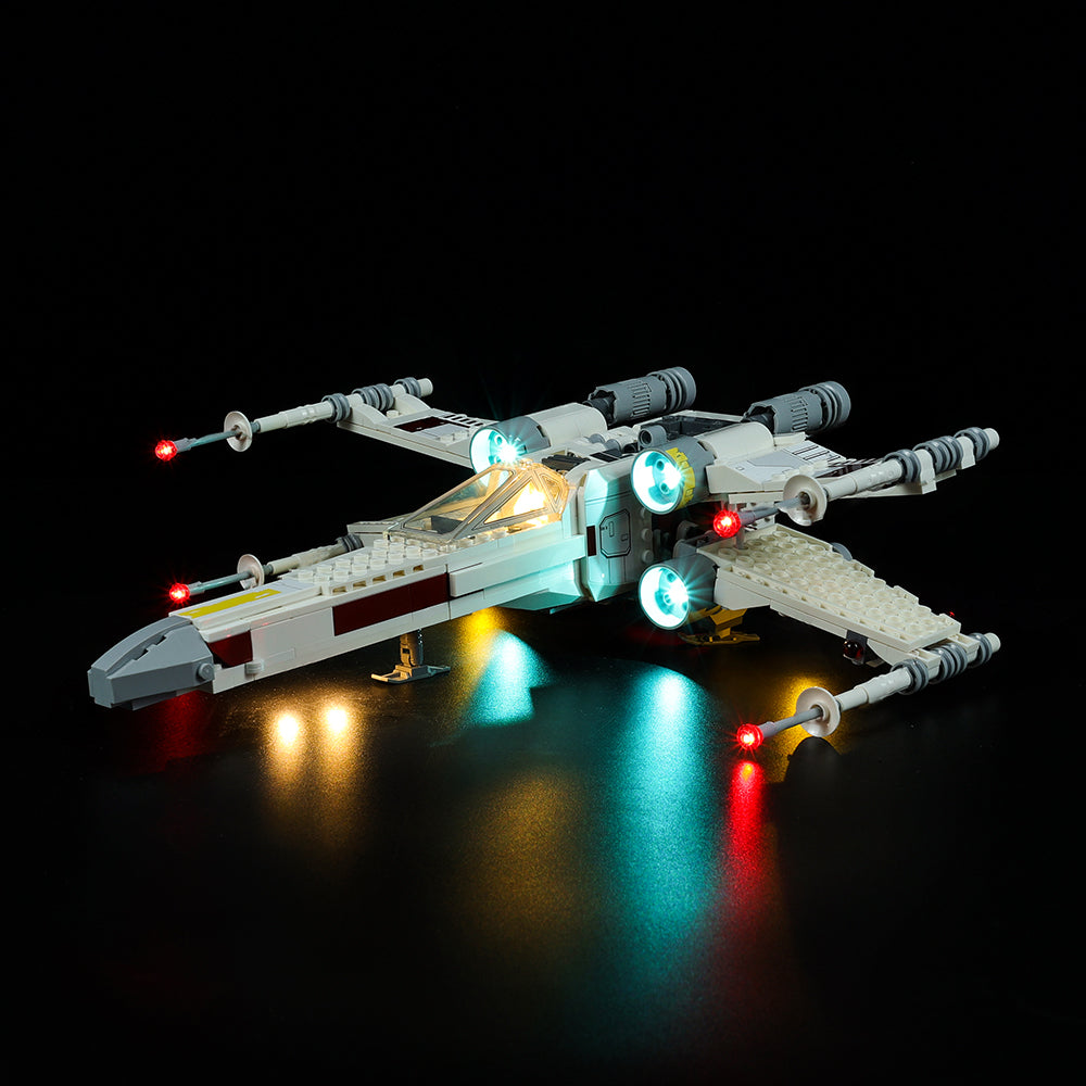 Luke Skywalker's X-Wing Fighter 75301 LED Light Kit – Building Block Lighting | Power Brickz™