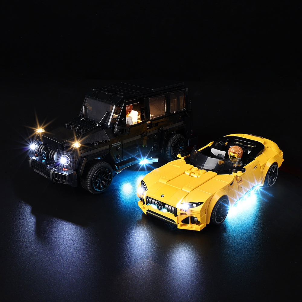 Mercedes-AMG G 63 & Mercedes-AMG SL 63 76924 LED Light Kit – Building Block Lighting | Power Brickz™