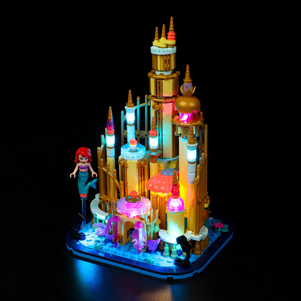 Mini Disney Ariel's Castle 40708 LED Light Kit – Building Block Lighting | Power Brickz™
