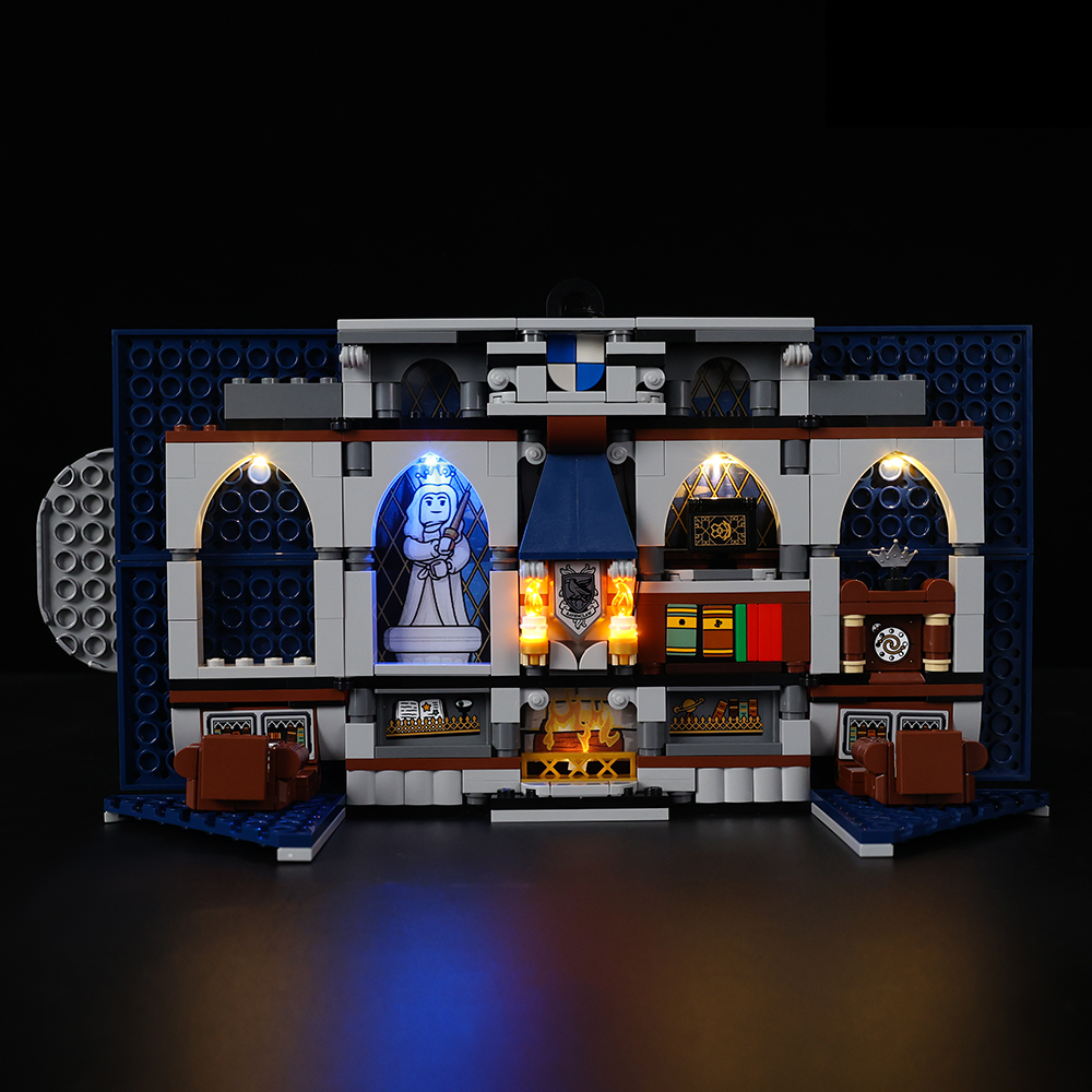 Ravenclaw House Banner 76411 LED Light Kit – Building Block Lighting | Power Brickz™