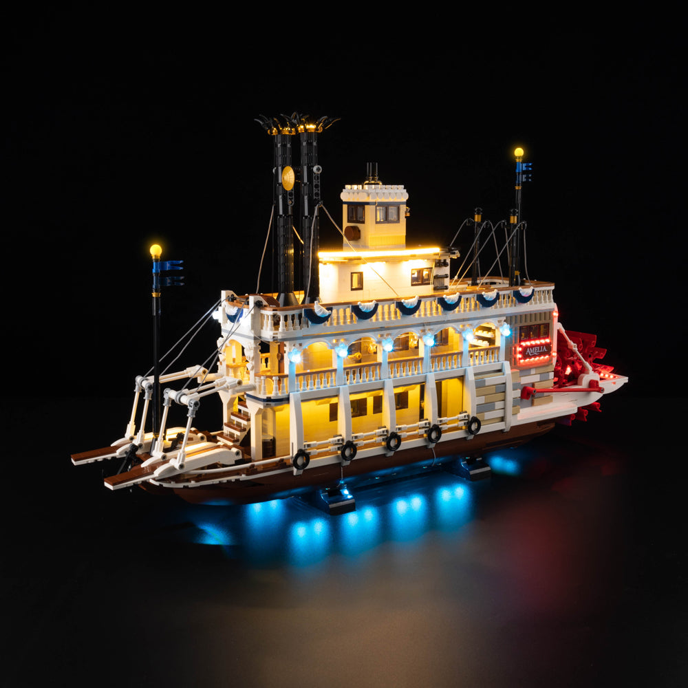 River Steamboat 21356 LED Light Kit – Building Block Lighting | Power Brickz™