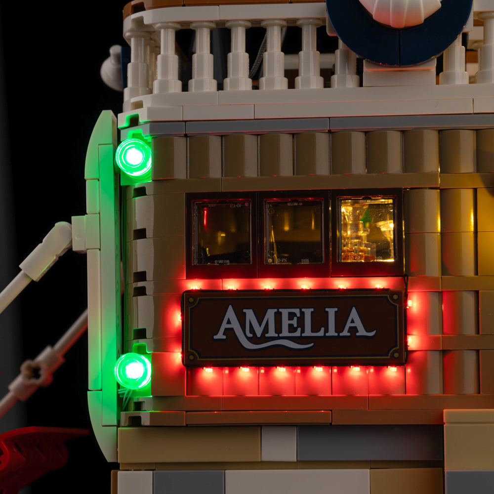 River Steamboat 21356 LED Light Kit – Building Block Lighting | Power Brickz™