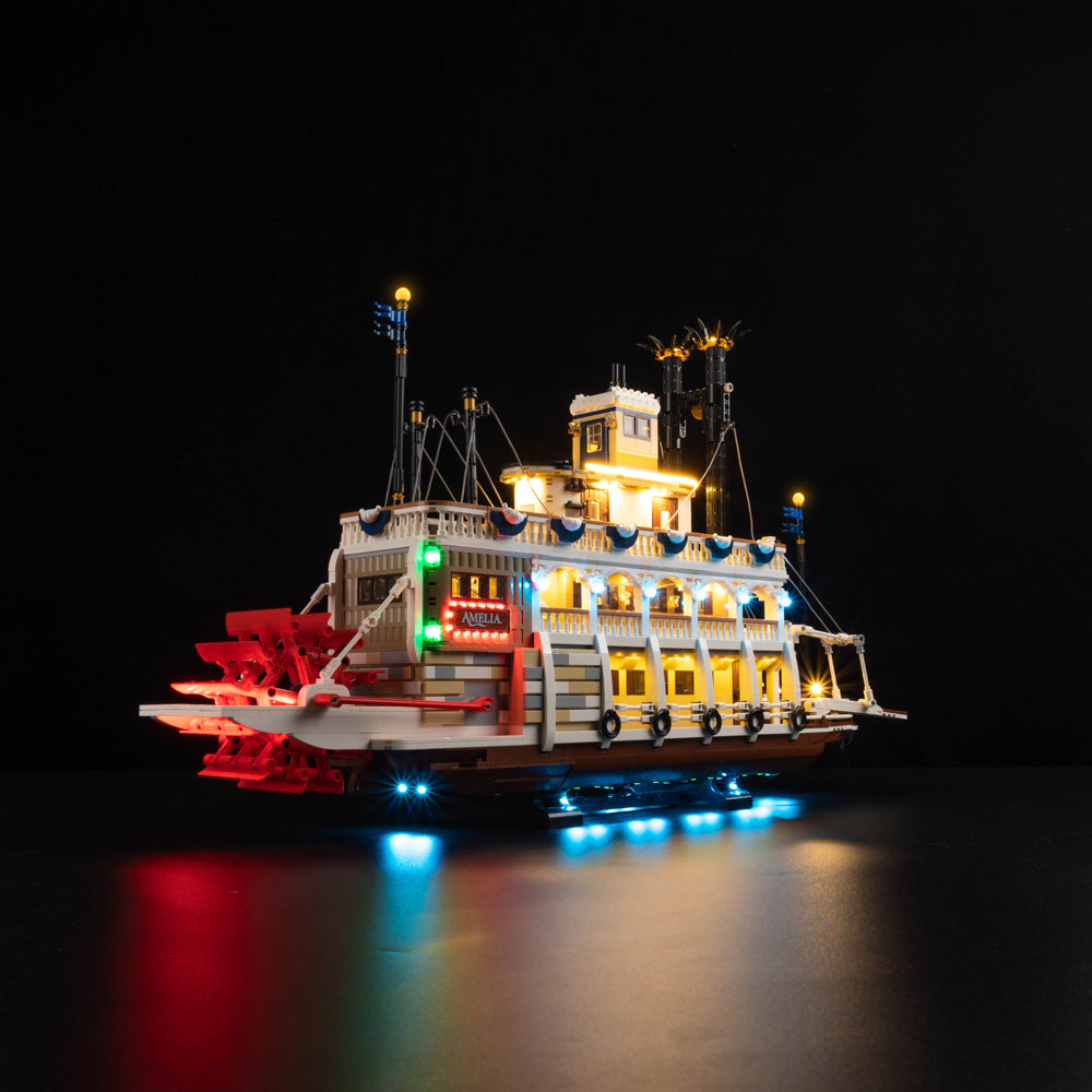 River Steamboat 21356 LED Light Kit – Building Block Lighting | Power Brickz™