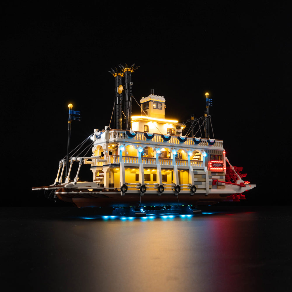River Steamboat 21356 LED Light Kit – Building Block Lighting | Power Brickz™