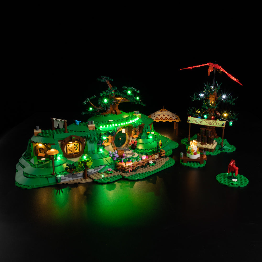 The Lord Of The Rings: The Shire 10354 LED Light Kit – Building Block Lighting | Power Brickz™