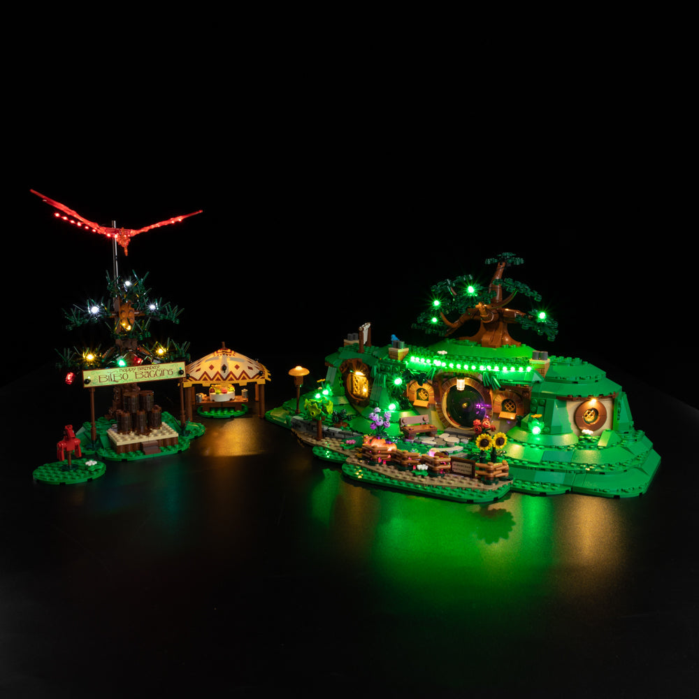 The Lord Of The Rings: The Shire 10354 LED Light Kit – Building Block Lighting | Power Brickz™