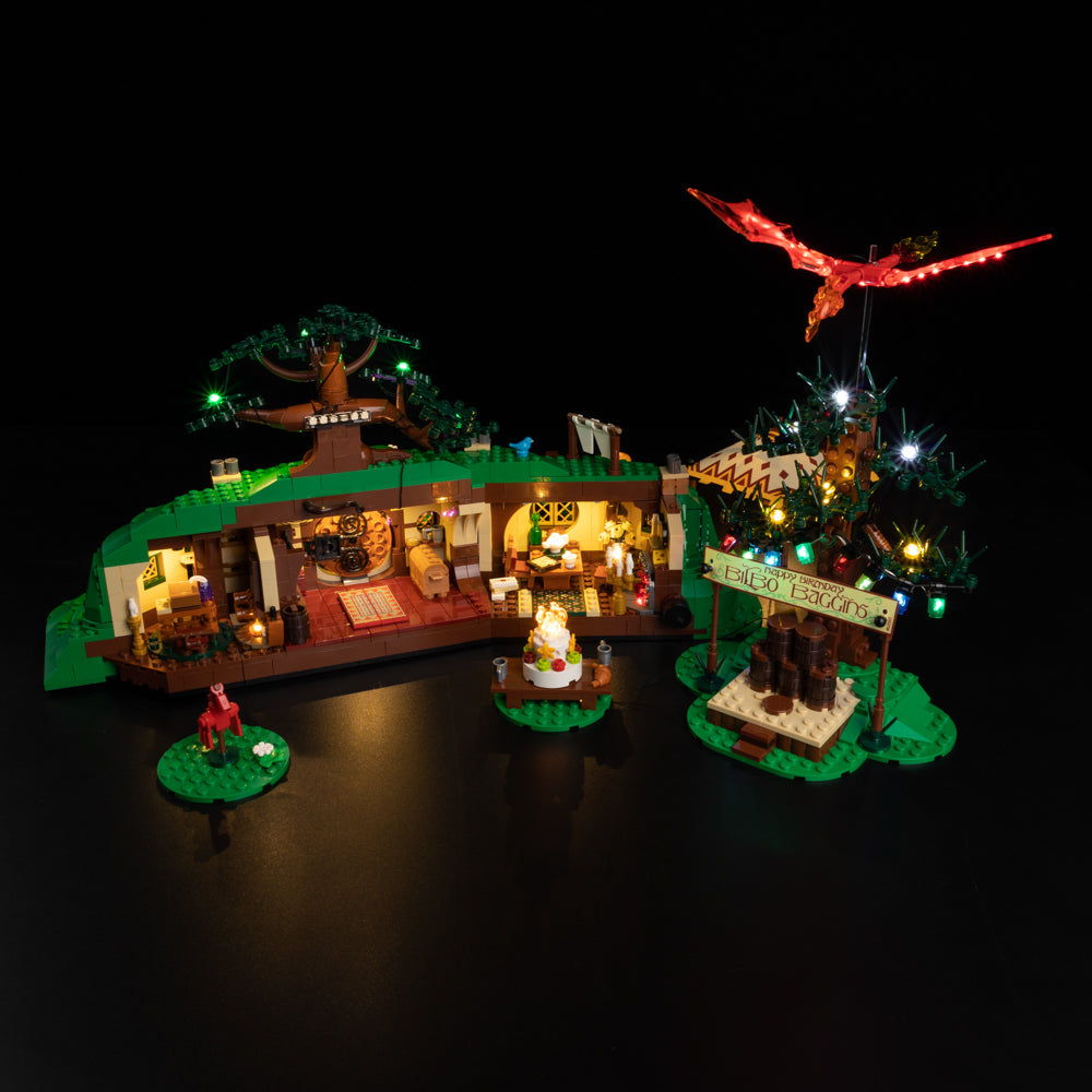 The Lord Of The Rings: The Shire 10354 LED Light Kit – Building Block Lighting | Power Brickz™