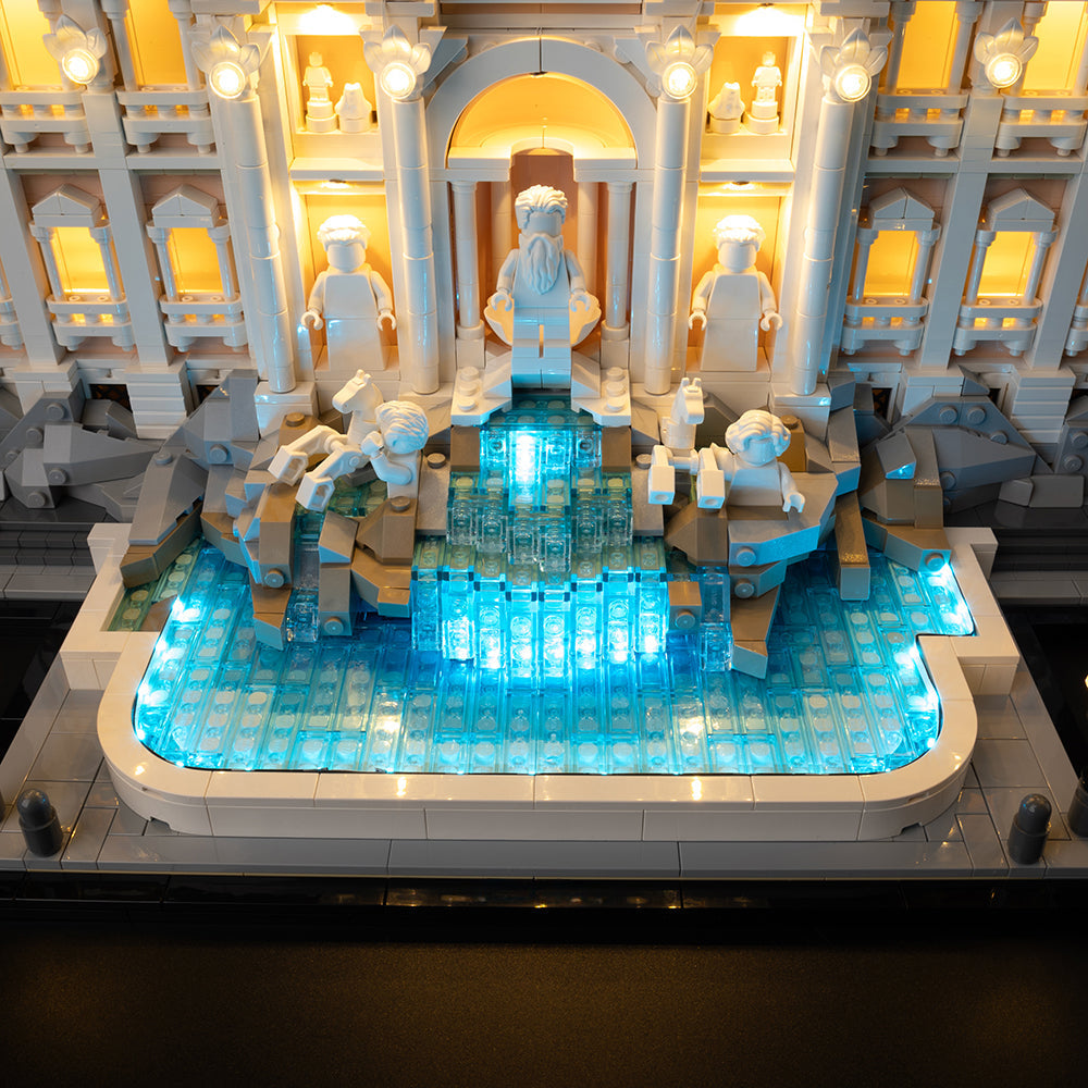 Trevi Fountain 21062 LED Light Kit – Building Block Lighting | Power Brickz™