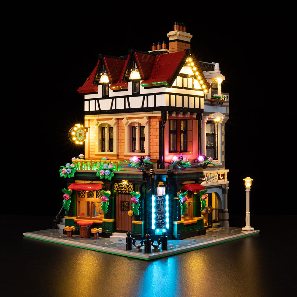 Tudor Corner 10350 LED Light Kit – Building Block Lighting | Power Brickz™