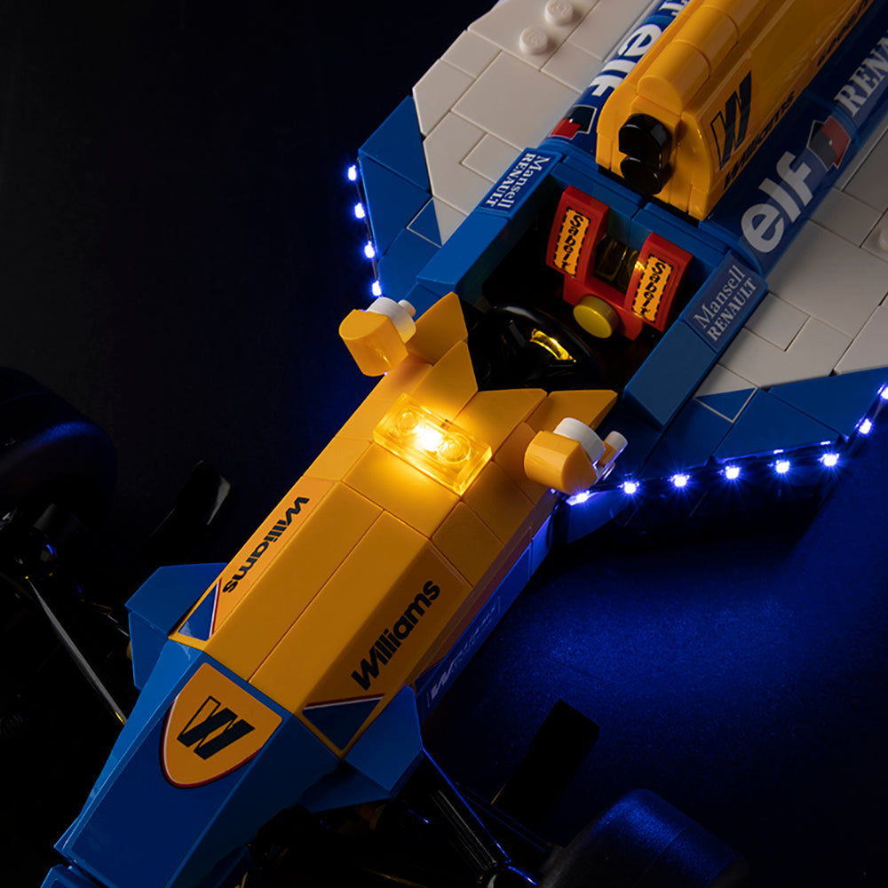 Williams Racing FW14B & Nigel Mansell 10353 LED Light Kit – Building Block Lighting | Power Brickz™