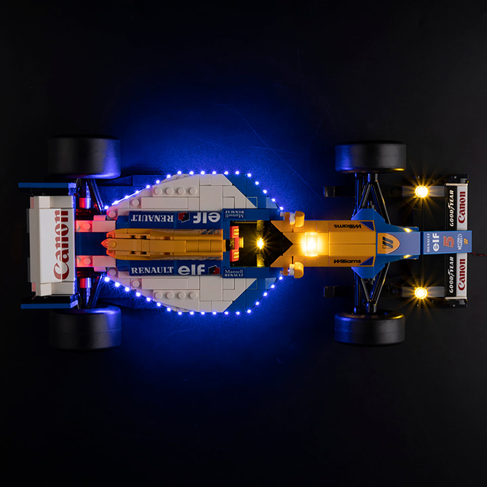 Williams Racing FW14B & Nigel Mansell 10353 LED Light Kit – Building Block Lighting | Power Brickz™