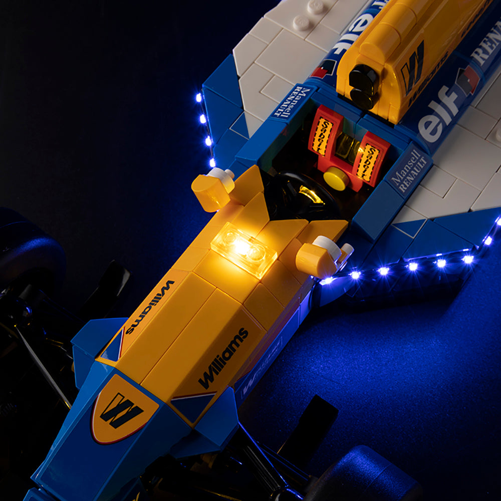 Williams Racing FW14B & Nigel Mansell 10353 LED Light Kit – Building Block Lighting | Power Brickz™