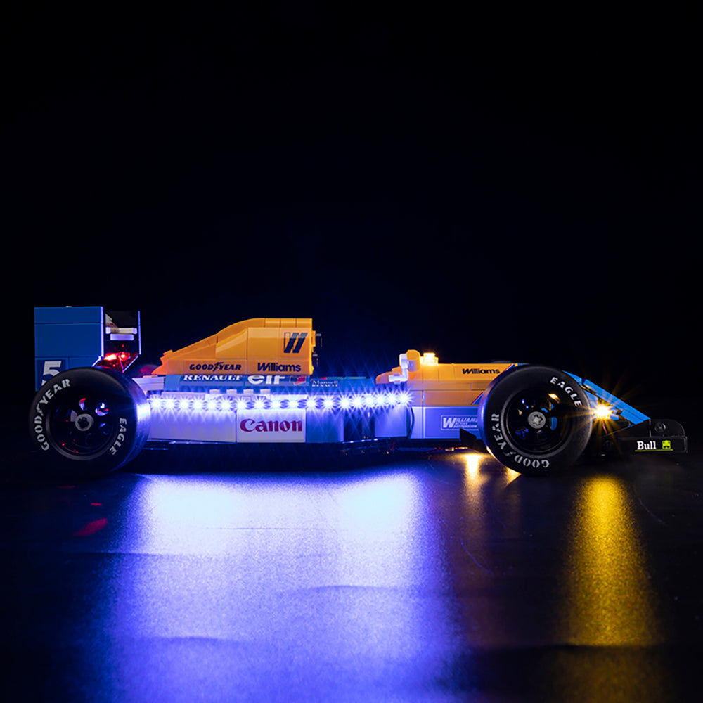 Williams Racing FW14B & Nigel Mansell 10353 LED Light Kit – Building Block Lighting | Power Brickz™