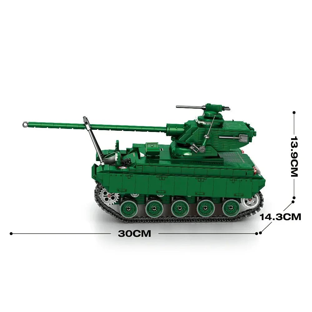 Light Recon Tank | 1037pcs - Power Brickz