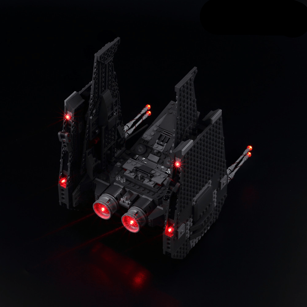 Kylo Rens Command Shuttle 75104 LED Light Kit – Building Block Lighting | Power Brickz™
