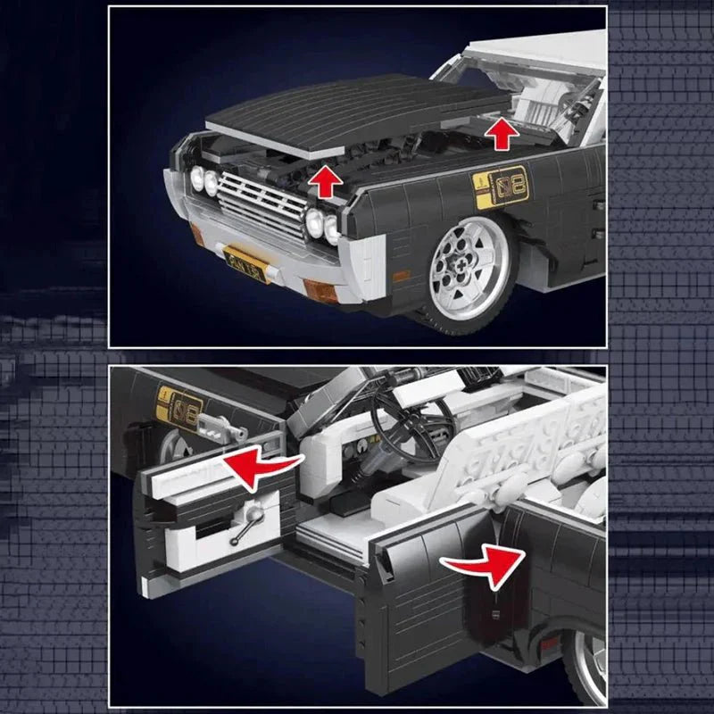 American Drop Top - Building Blocks Set | Power Brickz